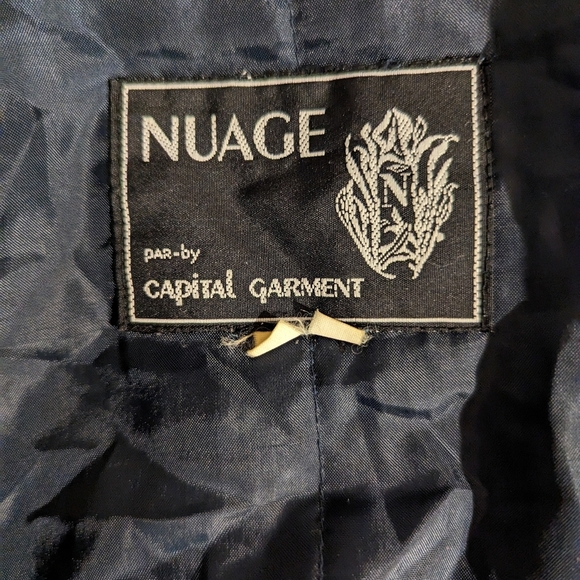Navy Blue Nuage large women's coat/jacket - Picture 5 of 5